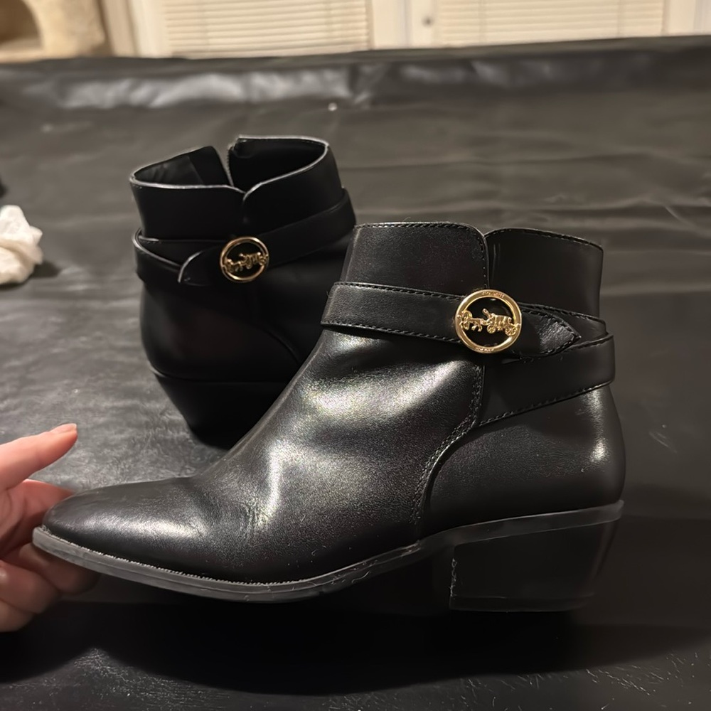Coach Debi Leather Bootie